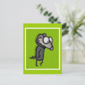 Carte Postale Souris dans une fosse (Debout devant)