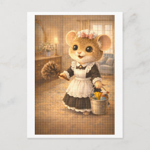 Carte Postale Souris de carrière comme bonne