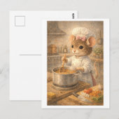 Carte Postale Souris de carrière comme chef (Devant / Derrière)