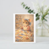 Carte Postale Souris de carrière en tant que piqueuse (Debout devant)