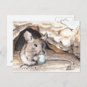 Carte Postale Souris de champ (Devant / Derrière)