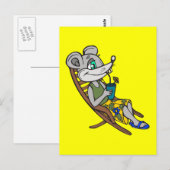 Carte Postale Souris de plage (Devant / Derrière)