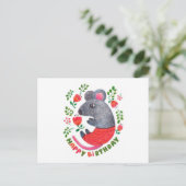 Carte Postale Souris dessinée au crayon (Debout devant)