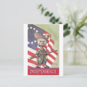 Carte Postale Souris d'indépendance (Debout devant)