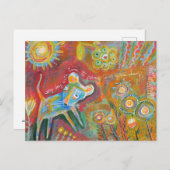 Carte Postale Souris en jeu (Devant / Derrière)