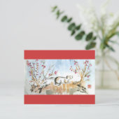 Carte postale Souris et Berries (Debout devant)