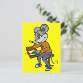 Carte Postale Souris Geek d'ordinateur (Debout devant)