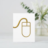 Carte Postale Souris informatique (Debout devant)