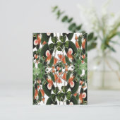 Carte Postale Souris irlandaise Kaleidoscope Deux Saint Patrick  (Debout devant)