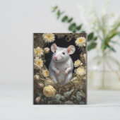 Carte Postale souris mignon (Debout devant)