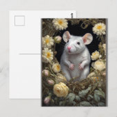 Carte Postale souris mignon (Devant / Derrière)