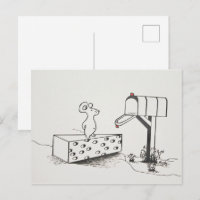 Souris mignonne attend sur le fromage suisse pour 