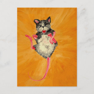 Carte Postale Souris riante