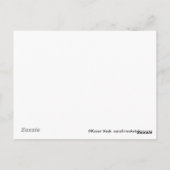 Carte Postale souris rose pâle (Dos)