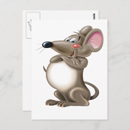 Carte Postale Souris, souris, maus, ratón (Devant / Derrière)