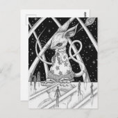 Carte Postale souris Star (Devant / Derrière)