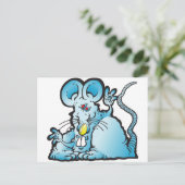 Carte Postale Souris super (Debout devant)