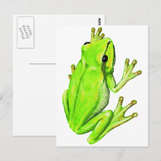 CARTE POSTALE SOUS LA LEAF (Devant / Derrière)