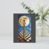 Carte Postale Sous la lune (Debout devant)