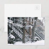 Carte Postale Sous la neijge (Devant / Derrière)