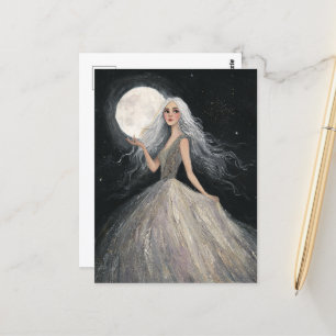 Carte Postale Sous la Pleine lune