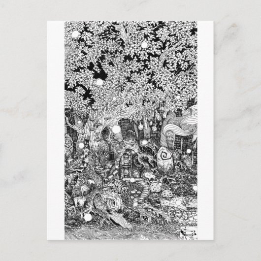 Carte Postale Sous l'arbre (Devant)