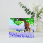 Carte Postale Sous l'arbre de la lavande (Debout devant)
