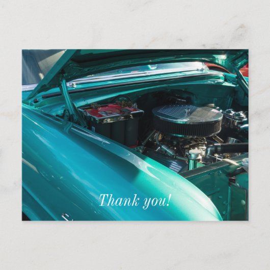 Carte Postale Sous le capot (Devant)