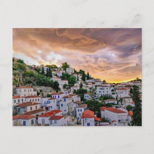 Carte Postale Sous le coucher du soleil (Devant)