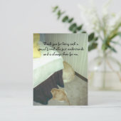 Carte Postale Sous le lit (Debout devant)