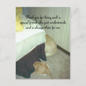 Carte Postale Sous le lit (Devant)