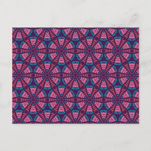 Carte Postale Sous le microscope - Abstrait Geometry Strange (Devant)