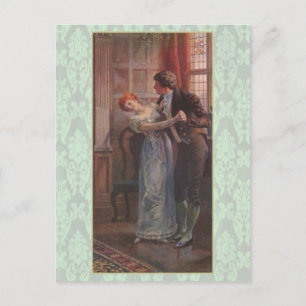 Carte Postale Sous le Mistletoe