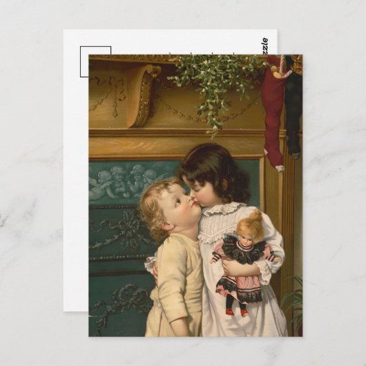 Carte Postale Sous le Mistletoe | Knapp & Co. (Devant / Derrière)