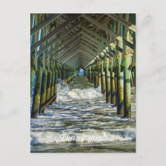 Carte Postale Sous le pont de Folly Beach (Devant)