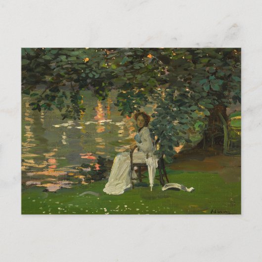 Carte Postale Sous les arbres, Ranelagh | Sir John Lavery (Devant)