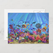 Carte Postale Sous l'océan (Devant / Derrière)