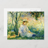 Carte Postale Sous l'Orangetree par Berthe Morisot (Devant / Derrière)