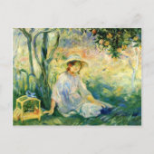 Carte Postale Sous l'Orangetree par Berthe Morisot (Devant)