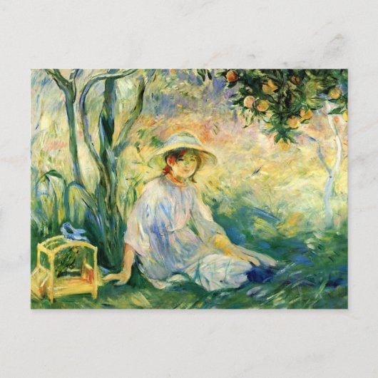 Carte Postale Sous l'Orangetree par Berthe Morisot (Devant)