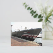 Carte Postale Sous-marin requin (Debout devant)