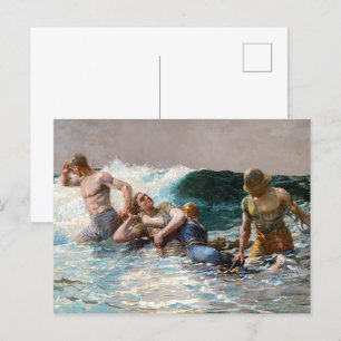 Carte Postale Sous-remorque   Winslow Homer  