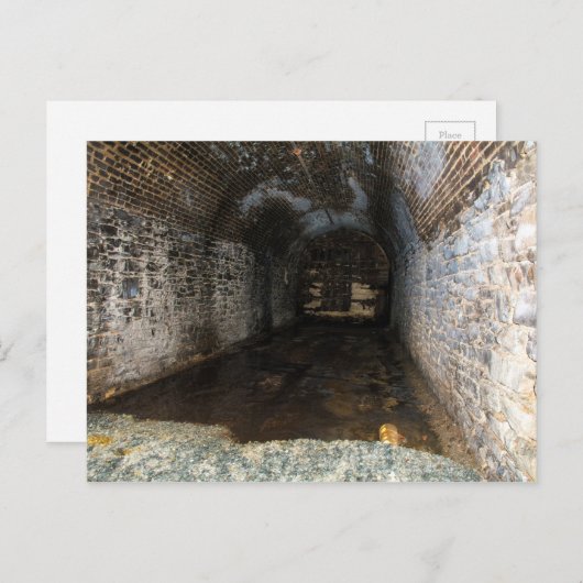 CARTE POSTALE SOUS-SOL LOWELL (Devant / Derrière)