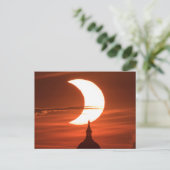 Carte postale sous-titrée Solar Eclipse 2021 (Debout devant)