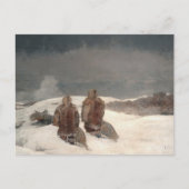 Carte Postale Sous Zéro Paysage d'hiver Winslow Homer (Devant)