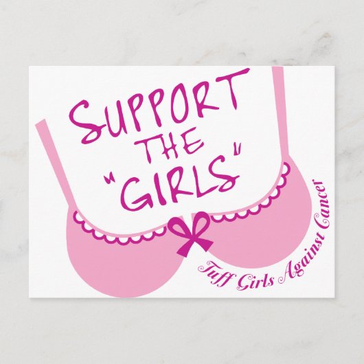 Carte Postale Soutenez Les Filles (Devant)