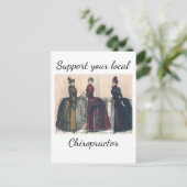 Carte Postale Soutenez votre chiropraticien local (Debout devant)