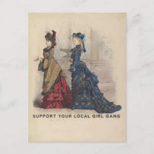 Carte Postale Soutenez Votre Gang De Filles Locale