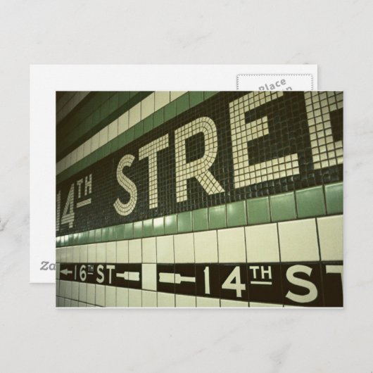 Carte Postale Souterrain frais (Devant / Derrière)