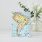 Carte Postale SOUTH AMERICA: MAP, c1890 (Debout devant)